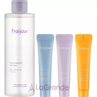Fraijour Moisturization And Lifting With Retinol And Probiotics Kit      (f/toner/250ml + f/cr/3x10ml)