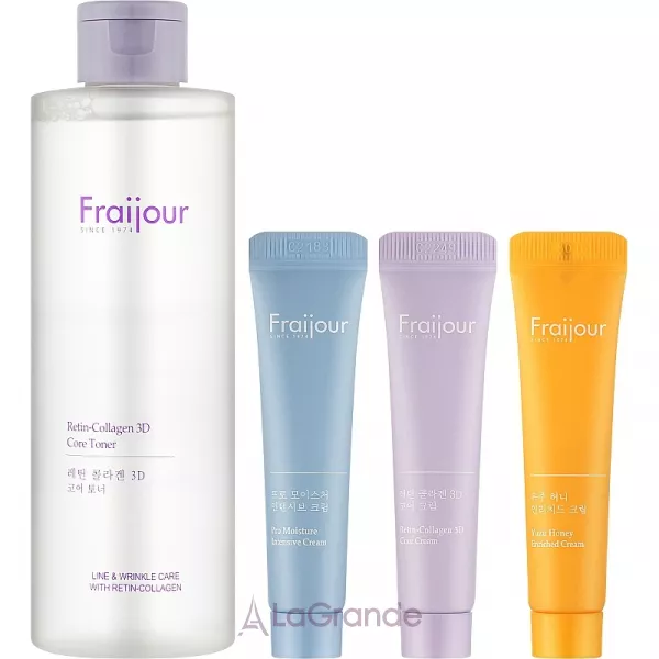 Fraijour Moisturization And Lifting With Retinol And Probiotics Kit ����� �� ����� �� ����� (f/toner/250ml + f/cr/3x10ml)