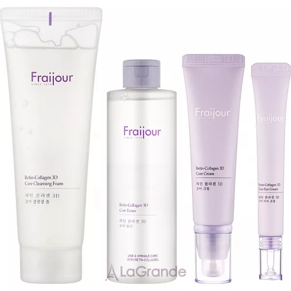 Fraijour Retin-Collagen 3D Lifting and Lighting Kit ����� ��� ���� (f/toner/250ml + f/foam/250ml + f/cr/50ml + eye/cr/15ml)
