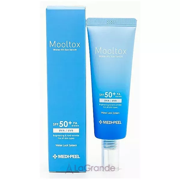 Medi-Peel Aqua Mooltox Water-Fit Sun Serum SPF 50+ ����������������� ��������� ��� ����