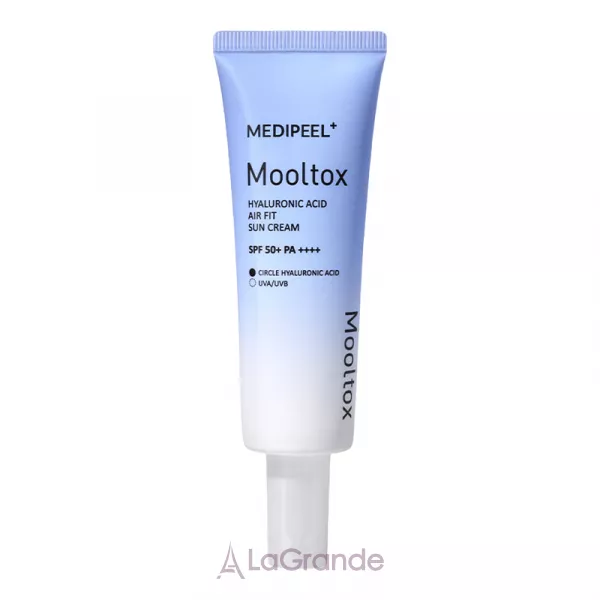 Medi-Peel Hyaluronic Acid Aqua Mooltox AIR FIT Sun Cream SPF 50+ ������������� �������������� ���� ��� �������