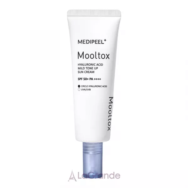 Medi-Peel Hyaluronic Acid Aqua Mooltox Mild Tone Up Sun Cream SPF 50+ �������������� ���������� ���� ��� ����