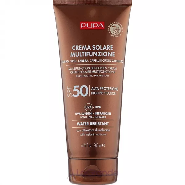 Pupa Multifunction Sunscreen Cream �������������� ������������� ���� ��� ������ ��� SPF 50