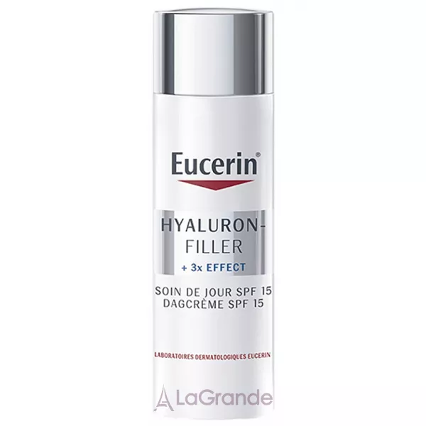 Eucerin Hyaluron-Filler+3x Effect Day Care SPF15 ������ ���� ��� ��������� � ���������� ����