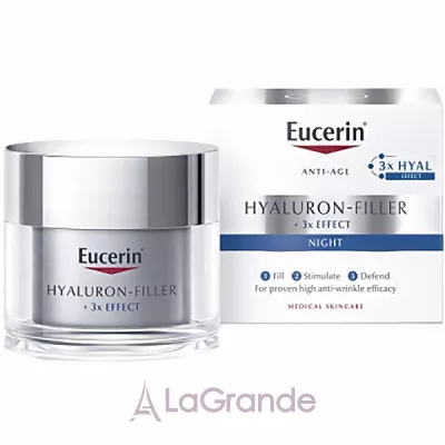 Eucerin Hyaluron-Filler 3x Effect Night Care ͳ   