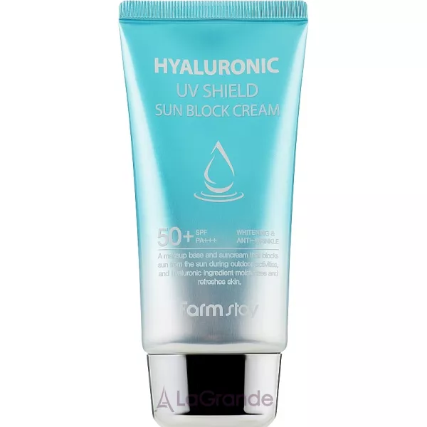 FarmStay Hyaluronic UV Shield Sun Block Cream SPF50+ �������������� ���� � ������������ ��������