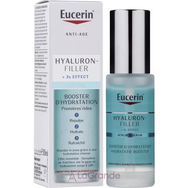 Eucerin Hyaluron-Filler + 3x Effect Hydration Booster Serum ������������� ��������� ��� �������