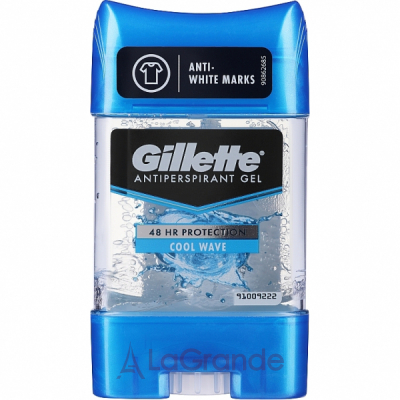 Gillette 3xSistem Cool Wave Anti-Perspirant Gel For Men -  Cool Wave