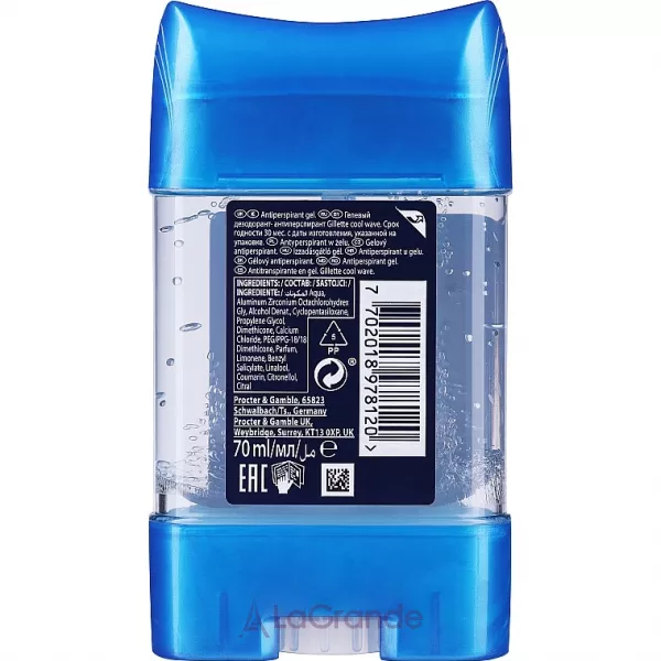 Gillette 3xSistem Cool Wave Anti-Perspirant Gel For Men ����������-������������� ������� Cool Wave