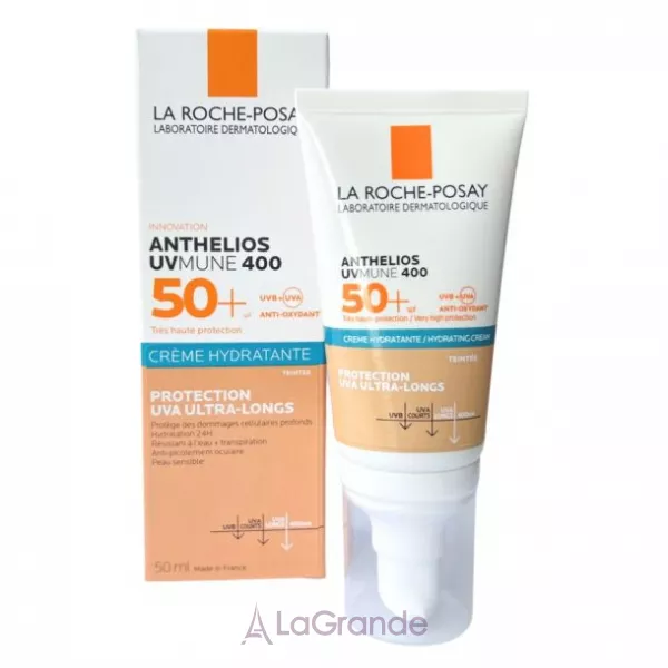 La Roche-Posay Anthelios UVMune 400 SPF50+ Hydrating Cream ������������� �������������� ���� ��� ������� �� ���� ������� ���� SPF50+