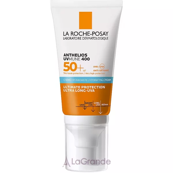La Roche-Posay Anthelios UVMune 400 SPF50+ Hydrating Cream ������������� �������������� ���� ��� ������� �� ���� ������� ���� SPF50+