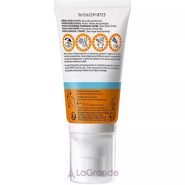 La Roche-Posay Anthelios UVMune 400 SPF50+ Hydrating Cream ������������� �������������� ���� ��� ������� �� ���� ������� ���� SPF50+