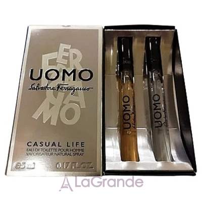 Salvatore Ferragamo Uomo Mini Set  (   Uomo 5  +   Uomo Urban Feel 5 )