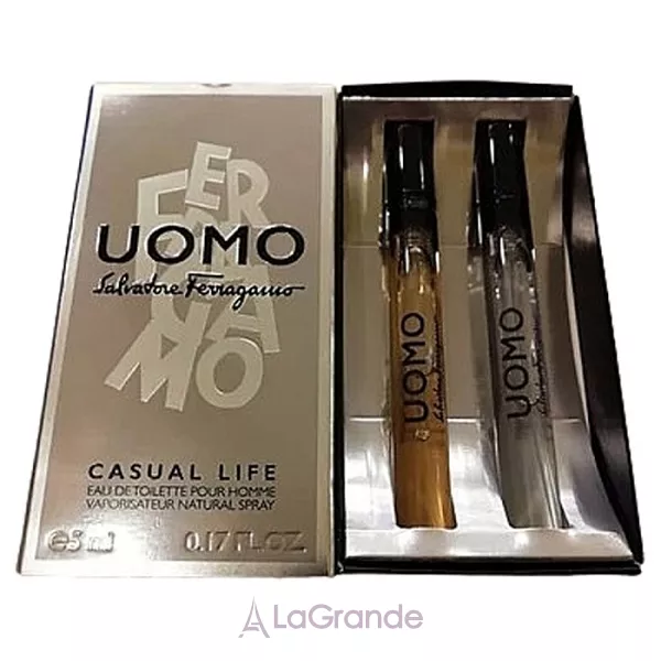 Salvatore Ferragamo Uomo Mini Set ���� (�������� ���� Uomo 5 �� + �������� ���� Uomo Urban Feel 5 ��)