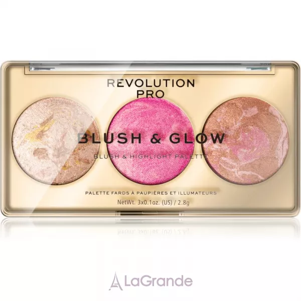 Revolution Pro Blush & Glow Palette ������� ��� ������� ����