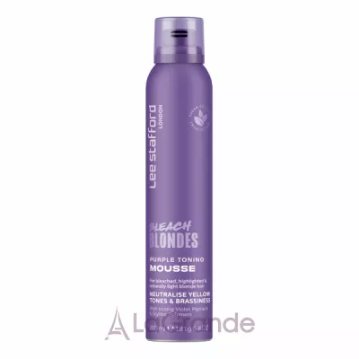 Lee Stafford Bleach Blonde Purple Toningh Mousse      