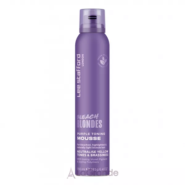 Lee Stafford Bleach Blonde Purple Toningh Mousse ����������� ���������� ��� ��� ���������� �������