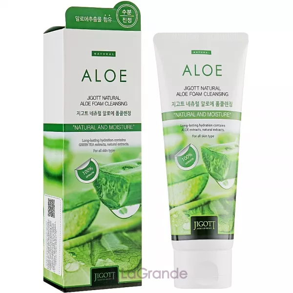 Jigott Natural Aloe Foam Cleansing ����������� ���� � ���������� ����