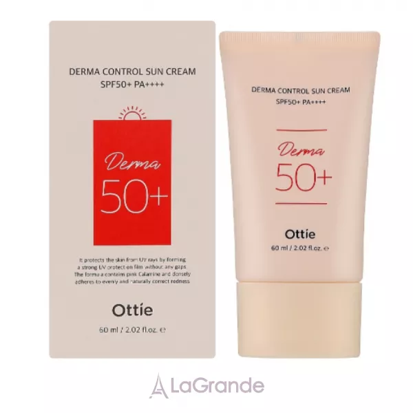 Ottie Derma Control Sun Cream SPF50+ PA++++ �������������� ���� ��� ���������� ����
