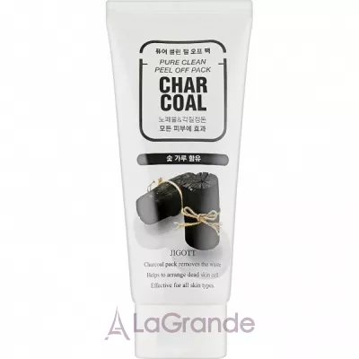 Jigott Charcoal Pure Clean Peel Off Pack -   