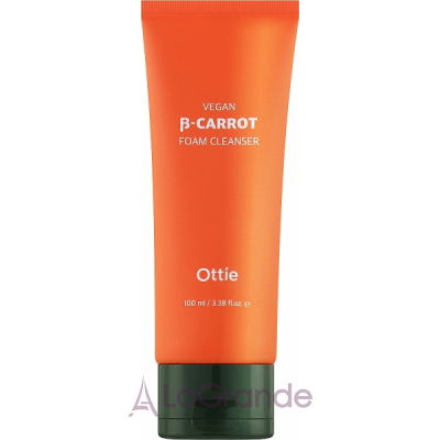 Ottie Vegan Beta-Carrot Foam Cleanser  -    