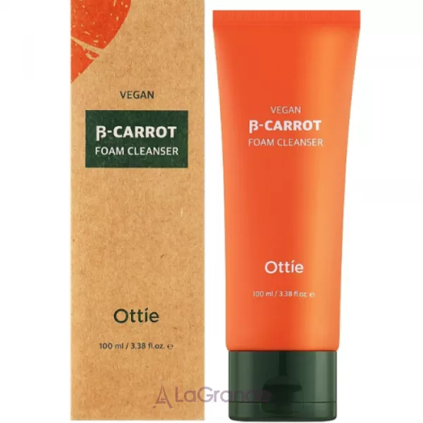 Ottie Vegan Beta-Carrot Foam Cleanser ��������� �����-����� �� ������ ������������ �������
