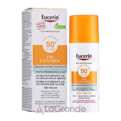 Eucerin Oil Control Dry Touch Sun Gel-Cream SPF50+   -   
