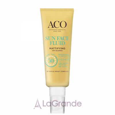Aco Sun Face Fluid Mattifying SPF50+        
