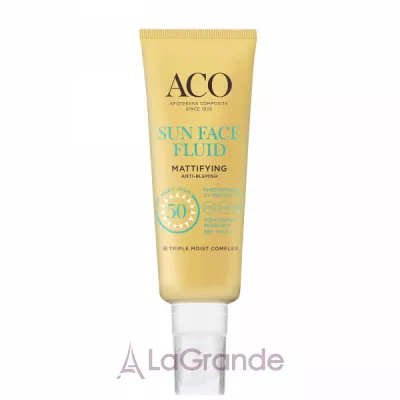 Aco Sun Face Fluid Mattifying SPF50+        