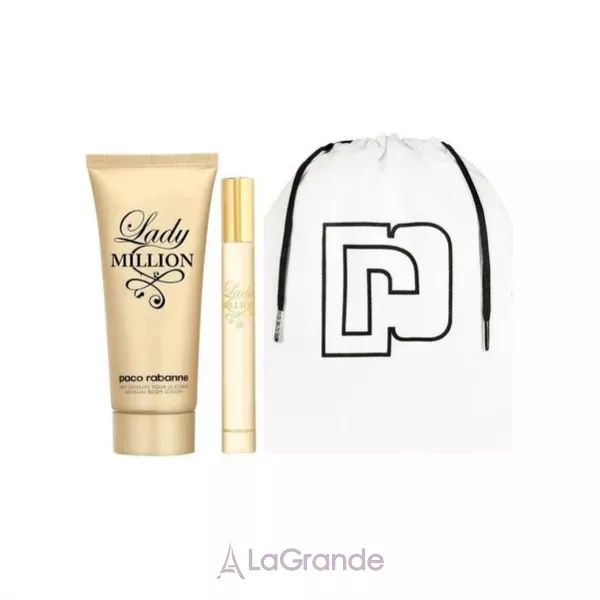 Paco Rabanne Lady Million ���� (�������������� ���� 10 �� + ������� ��� ��� 100 �� + ������)