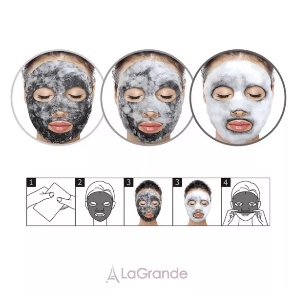 Eyenlip Black O2 Bubble Mask Volcano �������� ������� ����� ��� �������