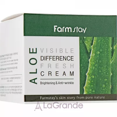FarmStay Visible Difference Aloe Fresh Cream     