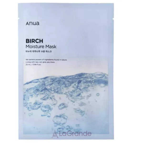 Anua Birch Moisture Mask ���������� �������� ����� ��� ������� � ��������� �����