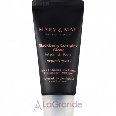 Mary & May Blackberry Complex Glow Wash Off Mask       