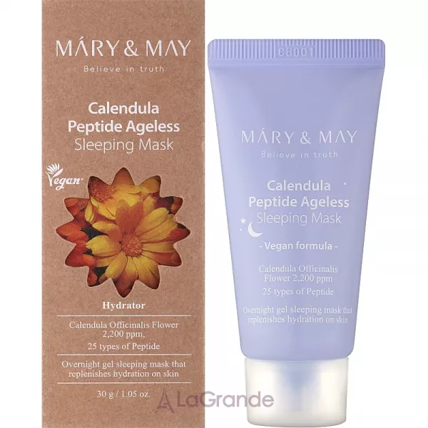 Mary & May Calendula Peptide Ageless Sleeping Mask ������� ������ ����� ��� ����