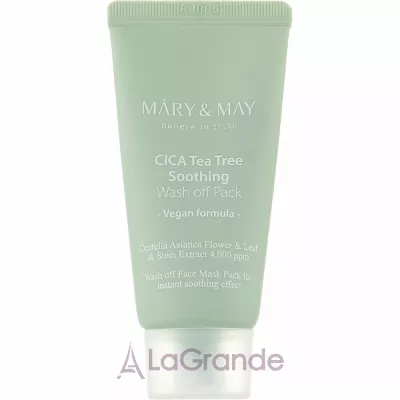 Mary & May Cica Tea Tree Soothing Wash Off Pack     