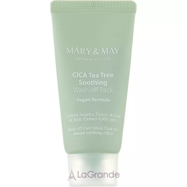 Mary & May Cica Tea Tree Soothing Wash Off Pack ������������� ��������� ����� ��� ����