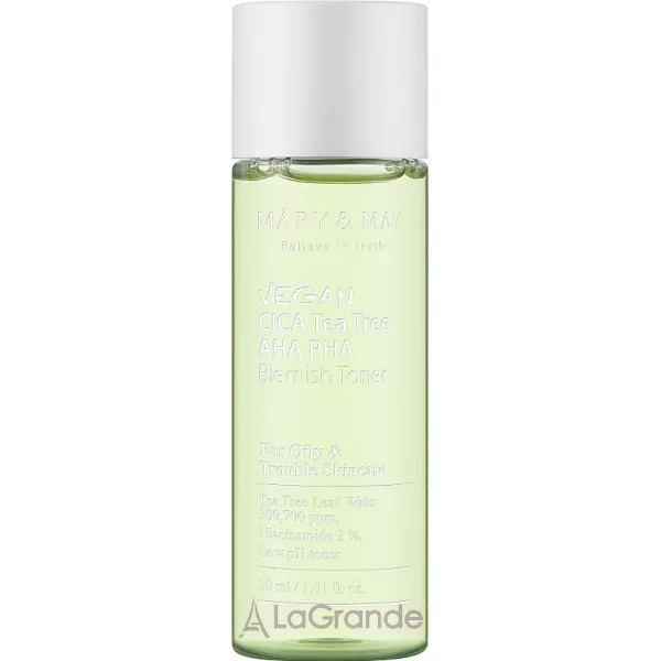 Mary & May Vegan Cica Tea Tree AHA PHA Toner ����� � ��������� ��������� � ������ ������� (����)