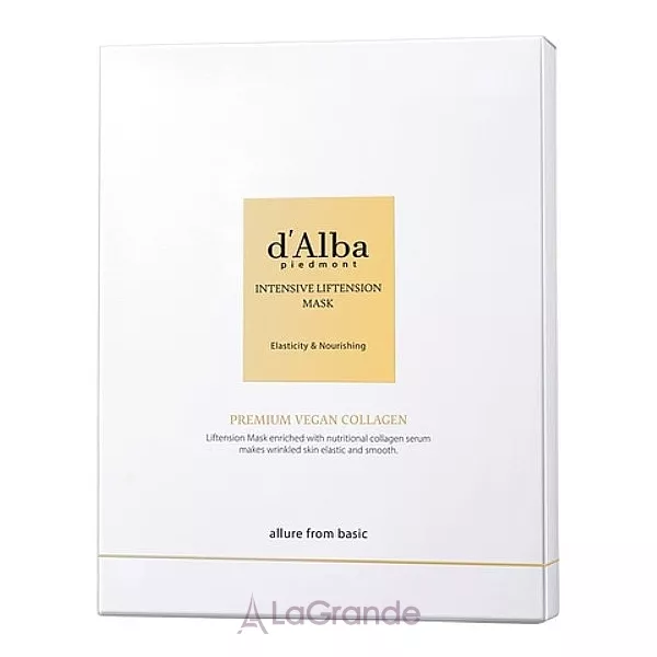 D'Alba Intensive Liftension Mask ������� ����� �������� ����������� � ��������� ��� ������� ������� �������