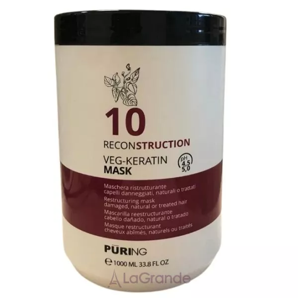Puring 10 Reconstructoin Veg-Keratin Mask ����� ��� ������� ������������� � ��������� ���������