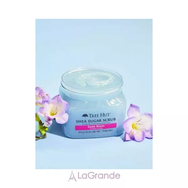 Tree Hut Shea Sugar Scrub Exotic Bloom �������� ����� ��� ���� � �������� ������������ ������