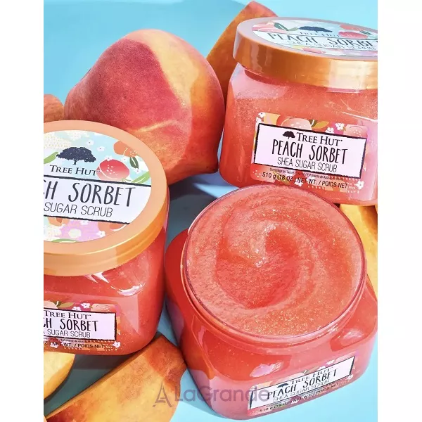 Tree Hut Peach Sorbet Shea Sugar Scrub ����� ��� ��� � �������� ����������� �������