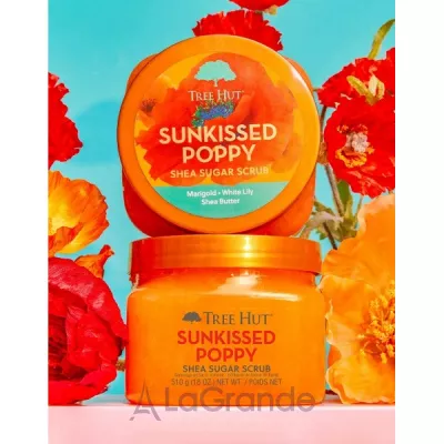 Tree Hut Sunkissed Poppy Shea Sugar Scrub         