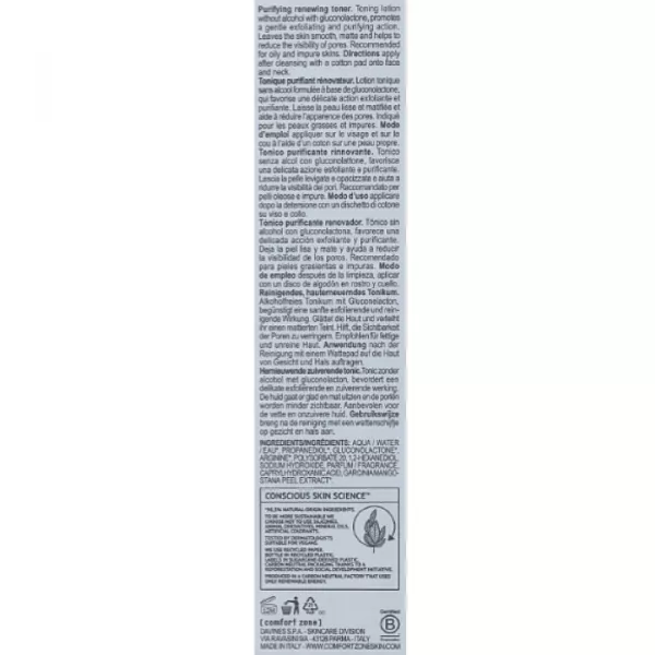 Comfort Zone Active Pureness Toner ��������� ����� ��� ����� �� ���������� ����