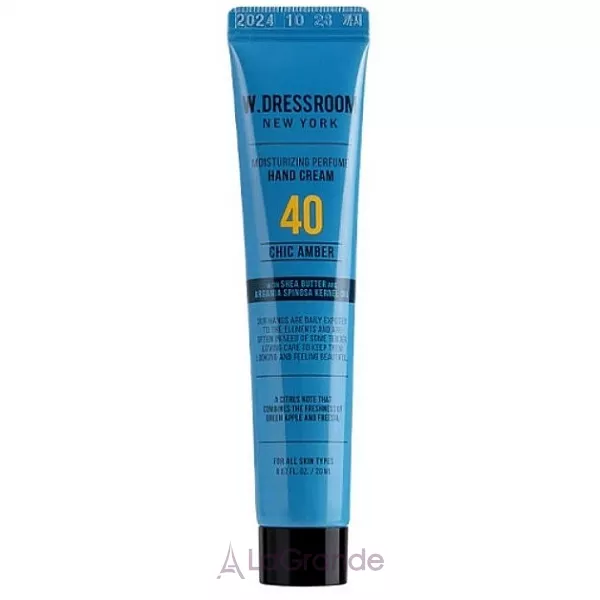 W.Dressroom Moisturizing Perfume Hand Cream No.40 Chic Amber ��������������� ���� ��� ��� (����)