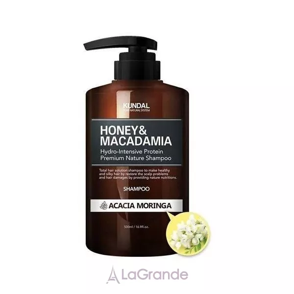 Kundal Honey & Macadamia Nature Shampoo Acacia Moringa ������������� ����������������� ������� ��� ������������ �����, ������ 