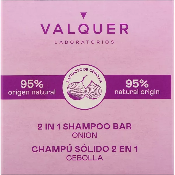 Valquer 2 In 1 Shampoo Bar Onion ������� �������-����������� ��� ������� � ���������� �����