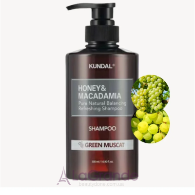 Kundal  Honey & Macadamia Nature Shampoo Green Muscat   