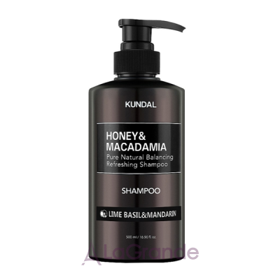 Kundal  Honey & Macadamia Nature Shampoo Lime Basil & Mandarin    