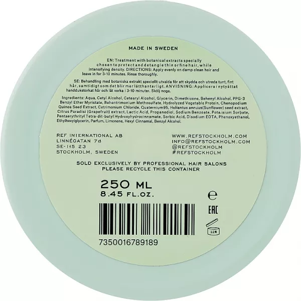 REF Weightless Volume Masque ����� ��� ������ ����� pH 3.5